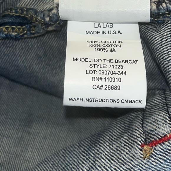 Chip & Pepper Vintage Distressed Denim skirt Size 26 (4) - Picture 7 of 7